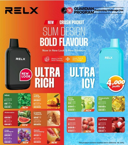 RELX Crush Pocket 4000puffs - Image 2