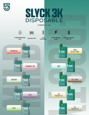 SLYCK 3K 3000 PUFF DISPOSABLE POD
