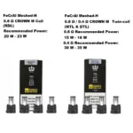 Uwell Crown M Replacement Coils