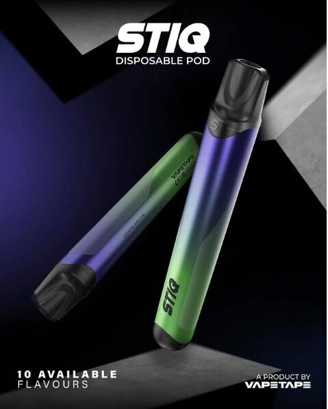 Vapetape STIQ Disposable Pod – 3ml, 3% Nicotine, Mesh Coil, 500mAh Battery - Image 3