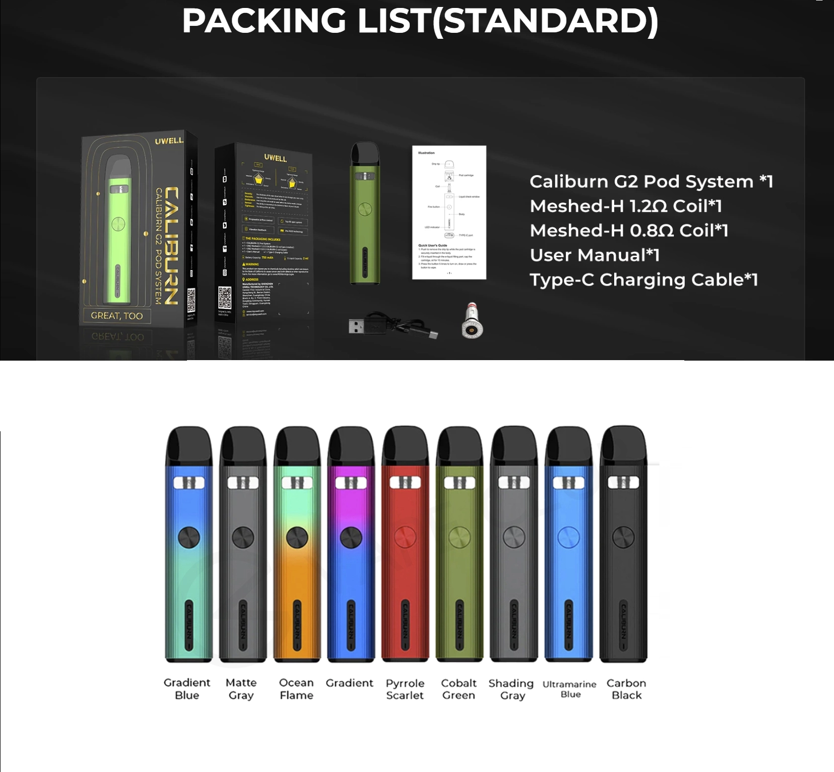 Uwell Caliburn G2 KIT - Image 2