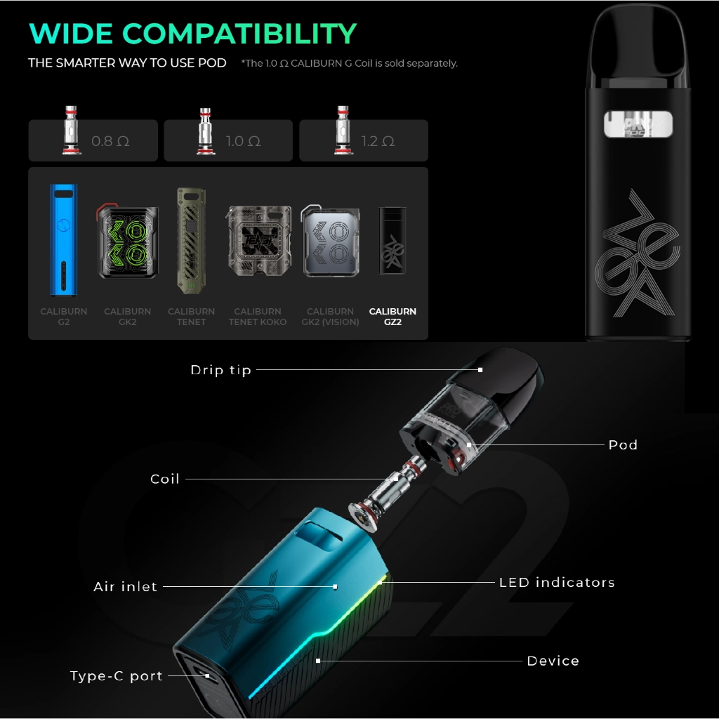 Uwell Caliburn GZ2 17W - Image 5