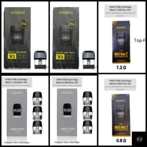 VOOPOO Vinci Pod / Drag Nano 2 Cartridge – 0.8/1.2 Ohm 2ML